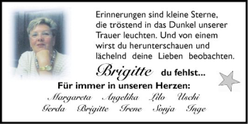 Traueranzeige von Brigitte Fedel von Mannheimer Morgen