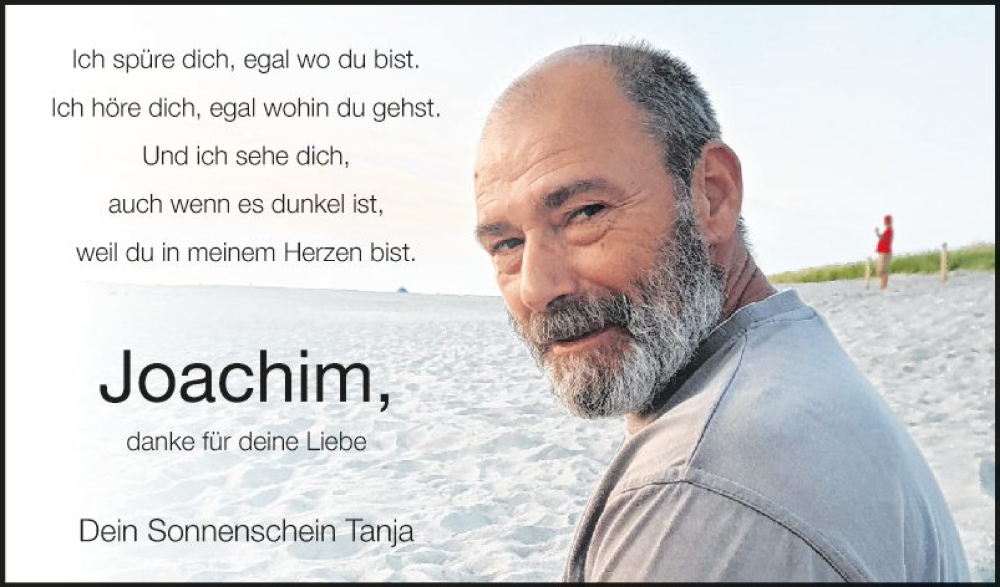  Traueranzeige für Joachim  vom 12.01.2023 aus Fränkische Nachrichten