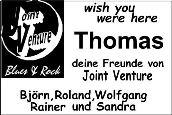 Traueranzeige von Thomas Lonscher von Fränkische Nachrichten