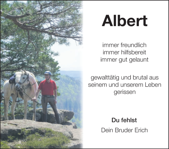 Traueranzeige von Albert Kniel von Fränkische Nachrichten