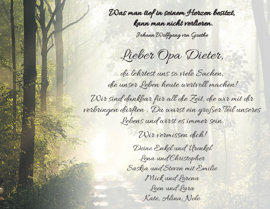 Traueranzeige von Dieter Pahl von Fränkische Nachrichten